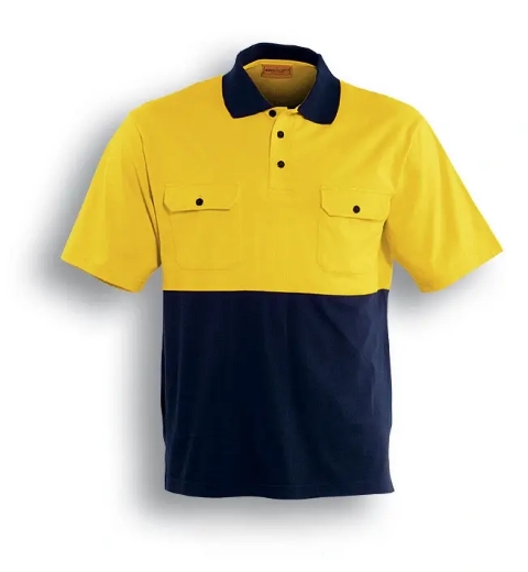 Picture of Bocini, Hi-Vis Cotton Jersey Polo S/S